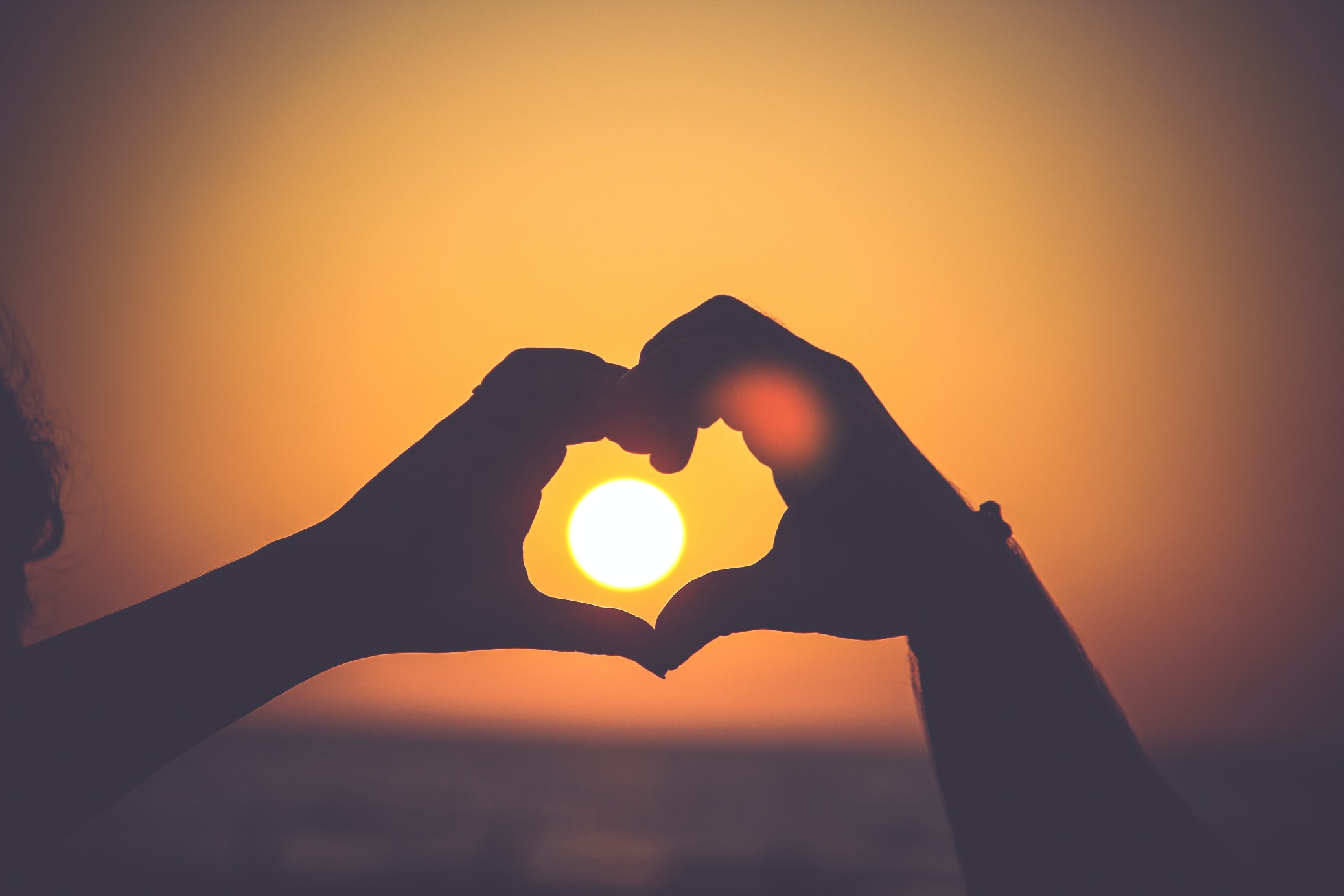 view of sun background